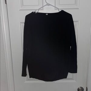 lululemon athletica Classic Black Long Sleeve Top